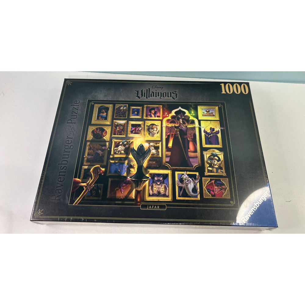 Sealed Ravensburger 15023 Disney Villainous: Jafar 1000 Pc Jigsaw Puzzle